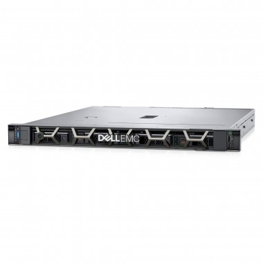 Сервер Dell PowerEdge R250 - Intel Xeon E-2324G, 16GB DDR4, 2TB SATA 7.2K, 1xPCIx16, 1xPCIx8 Slots, 450W PSU, PERC H355 RAID, 5720 Dual Port 1Gb LOM, iDRAC9 Express 15G, Bezel, Rails